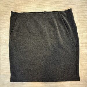 Lane Bryant Charcoal Pencil Skirt